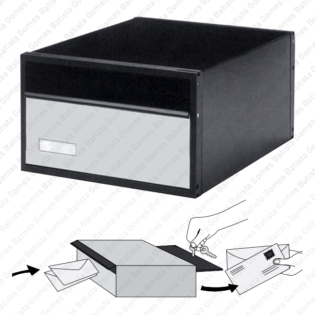 Caixa para correio - Alum�nio